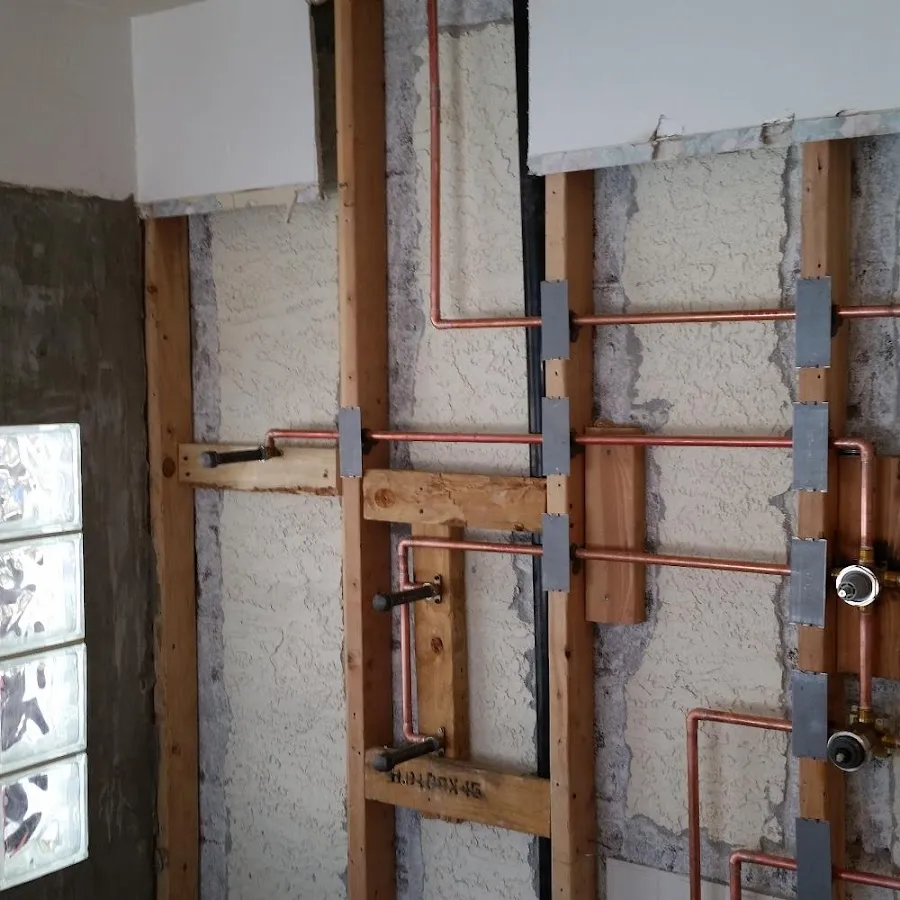 Copper pipe installation for Repiping in Lackland AFB